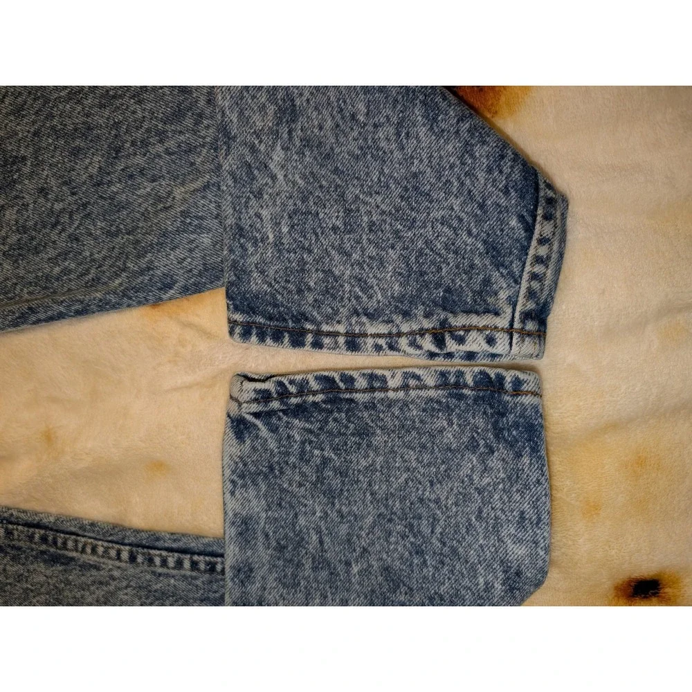 Levis Jeans Mens 28X32 705 Student  Made in USA Acid Wash Orange Tab Straight